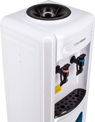 Кулер для воды Aqua Work 0.7-LDR белый, с нагревом и электронным охлаждением