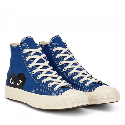 Кеды Converse Comme des Garcons PLAY синие высокие 171846c