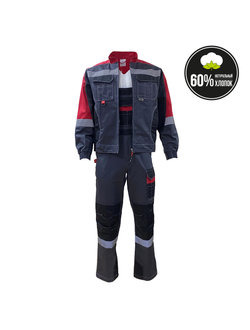 Костюм ФОРМУЛА КОТТОН с полукомбинезоном