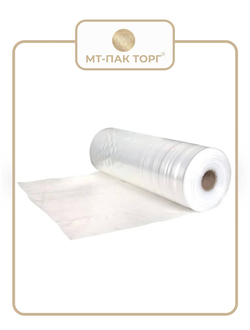 Рукав ПВД полиэтиленовый прозрачный 35см*80мкм для упаковки товаров для маркетплейсов