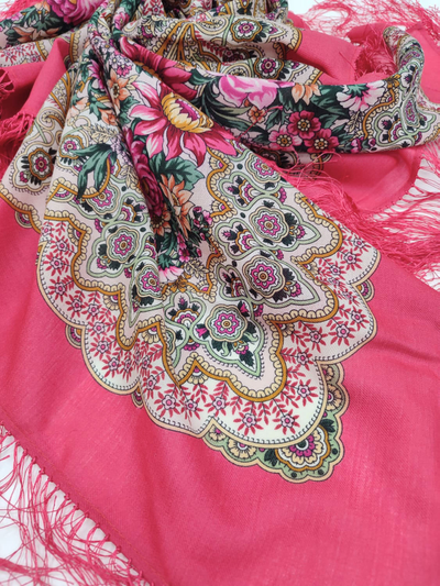 Павловопосадский платок Первая любовь 2105-5