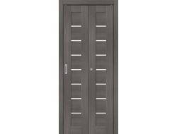 Дверь Складная - Б22 (Grey Melinga - Дуб Серый)