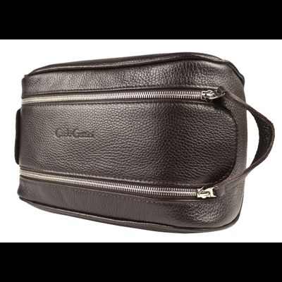 Кожаный несессер Vione brown (арт. 6007-04)