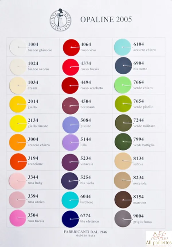 Пайетки Opaline: эффект фарфора, непрозрачные