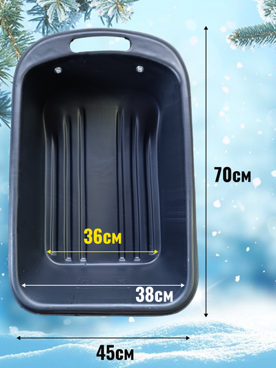 Сани-волокуши С-1/2, 700х450х210мм,с люверсом (пр-во ЭкоПласт)