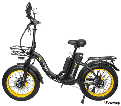 Электровелосипед Syccyba H2 (F11) DUAL 20AH желтый