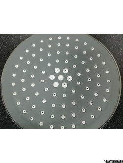 Лейка тропическая для душевой кабины диаметр 20 см серая