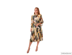 Юбка плиссе из вискозного шелка Pretty One 7414