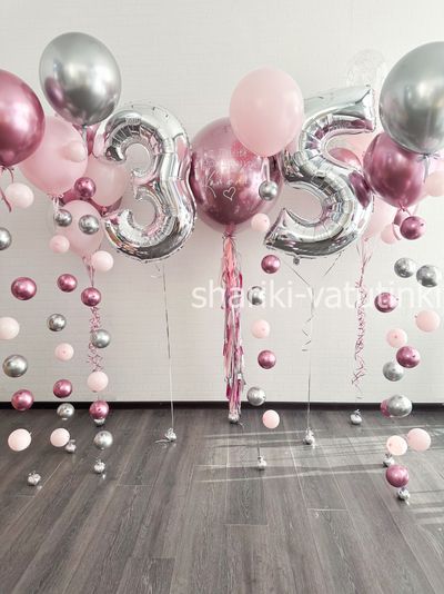 Шары цепочки с пузырями (6 шт), &quot;Milf&quot;