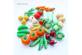 Овощи из полимерной глины