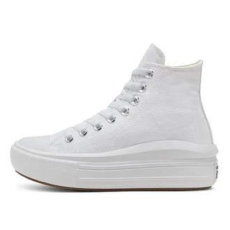 Кеды Converse на платформе высокие white