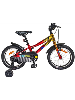 Велосипед BIBITU DRIVE 20" Красный/желтый хром