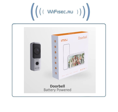 IMOU Doorbell автономная вызывная WiFi панель видеодомофона с DVR, Full HD (IMOU)