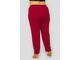Зауженные женские брюки БОЛЬШОГО размера  Арт. 1822802 (Цвет бордовый) Размеры 52-82