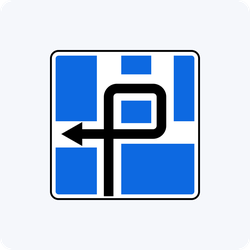 Дорожные знаки 6.9.3 Схема движения