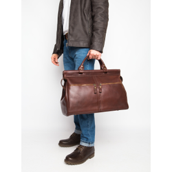 Кожаный саквояж Veano Premium brown (арт. 4004-53)