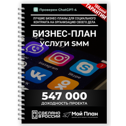 Бизнес-план для социального контракта SMM - специалист. Форма: Самозанятый.