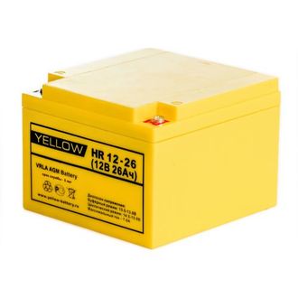 Аккумулятор AGM HR 12-26Yellow