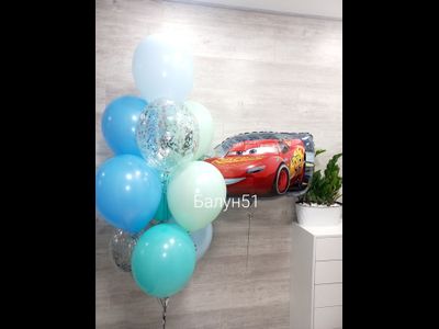 10 шаров на грузе + фигура