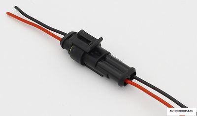 Колодка с проводом (медным) герметичная 2х-контактная, цена за 1 шт.