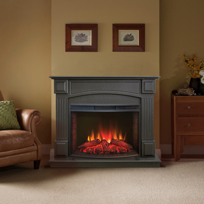 камин электрический Carolina DN с очагом Evrika 25.5 LED