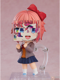 Подвижная чиби фигурка Сайори с красным бантом Good Smile Company