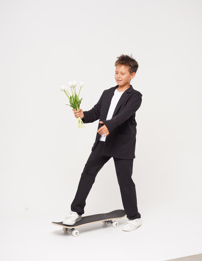 Брюки трикотажные со стрелкой