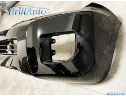 Передний бампер Toyota Land Cruiser 200 черный 12-15 год