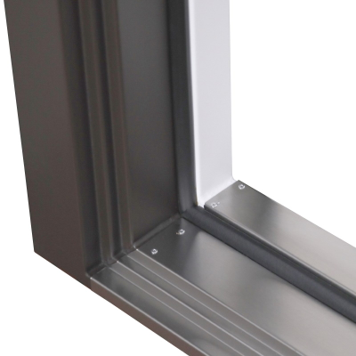 Стальная дверь   Дравит с окном и лазерной резкой (терморазрыв 3к). Заказная модель.