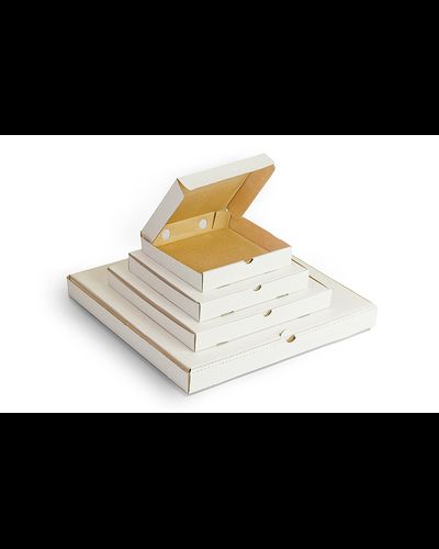 Упаковка для пиццы 450*450*40 мм (бел/бур)