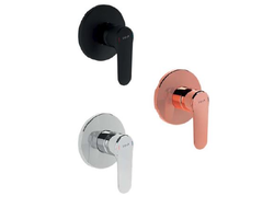 Встроенный смеситель для душа, черный матовый, VitrA Root Round, A4272836EXP