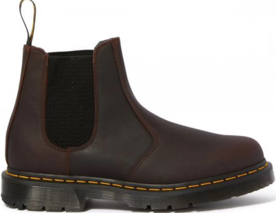 DR. MARTENS CHELSEA LEONORE КОРИЧНЕВЫЕ С МЕХОМ