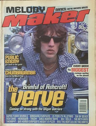 Melody Maker Magazine 23 May 1998 The Verve Cover, Иностранные музыкальные журналы, Intpressshop