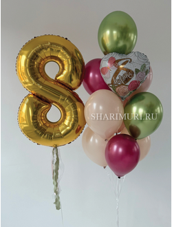 Набор шаров #18 на 8 марта