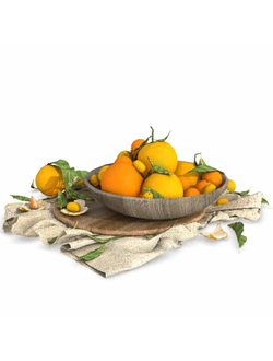 еда Апельсины и мандарины