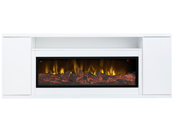 Линейный электрокамин Bergen WT с очагом Beverly 1000