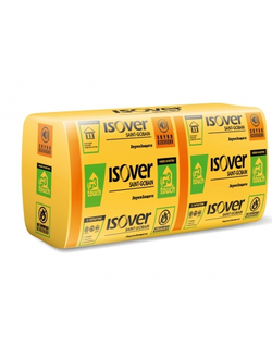 Минеральная вата ЗвукоЗащита - 50*610*1170/Е/К ISOVER (14.27м2, 0,714м3)