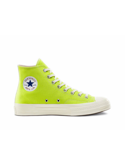 Converse Play Comme Des Garcons с сердцем салатовые высокие 168299C