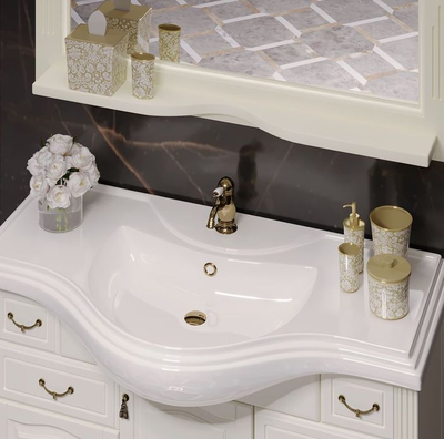 Мебель для ванной Opadiris Риспекто 105 слоновая кость