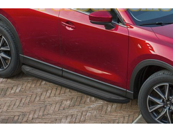 Пороги на Mazda CX-5 (2017-...) Black-Premium