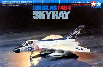 Сборная модель: (Tamiya 60741) Американский истребитель Douglas F4D-1 Skyray