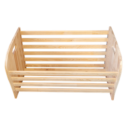 Большая деревянная корзина для торгового оборудования и пекарен