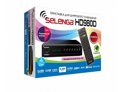 Тюнер Т2 Selenga HD 980 Lan Iptv