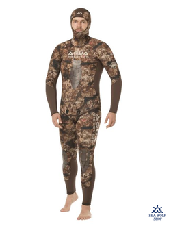 Гидрокостюм неопрен 5мм AquaDiscovery «Атаман V2» Camo Каштан р.54