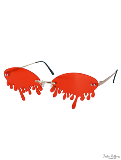 Очки карнавальные "Кровь", дизайнерская коллекция