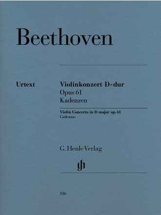 Beethoven. Kadenzen zum Violinkonzert op.61