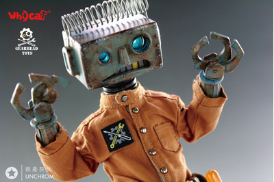 Неуклюжий робот Карри - Коллекционная ФИГУРКА 1/6 scale ClumsyBot  Curry - Whycat&GEARHEADTOYS
