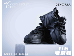 Женские кроссовки (черные) 1/6 Street shoes (21XG73A) - VSTOYS