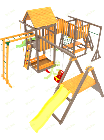Детская площадка IgraGrad Панда Фани Мостик 2