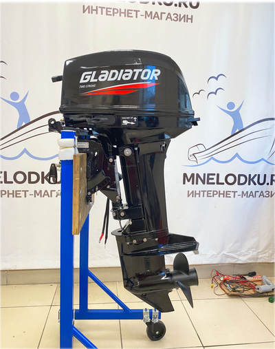 Лодочный мотор GLADIATOR G9.9PRO FES сбоку